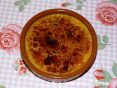 Crème brulée aux pommes