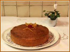 Gâteau aux amandes et clémentines