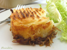 Parmentier de canard aux navets