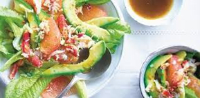 Salade d'Avocat au pomelos 