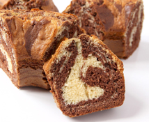 Marbré chocolat-vanille