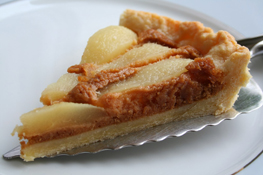Tarte aux poires et spéculos