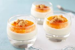 Pannacottas à l'Orange