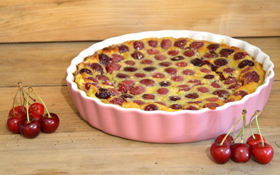 Clafoutis aux cerises et fève tonka