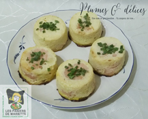 Petits flans délicata au saumon