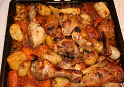 Poulet aux clémentines