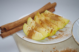 Petits pain roulés aux pommes et à la cannelle