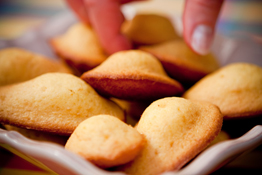 Madeleines à la fleur d'oranger